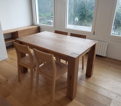 tavolo estensibile allungabile in vero legno massiccio